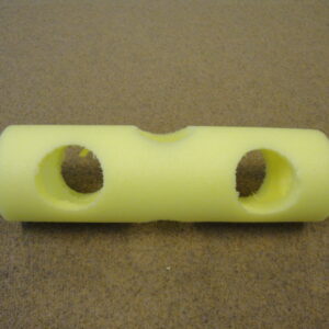 Swim noodle connector with three holes