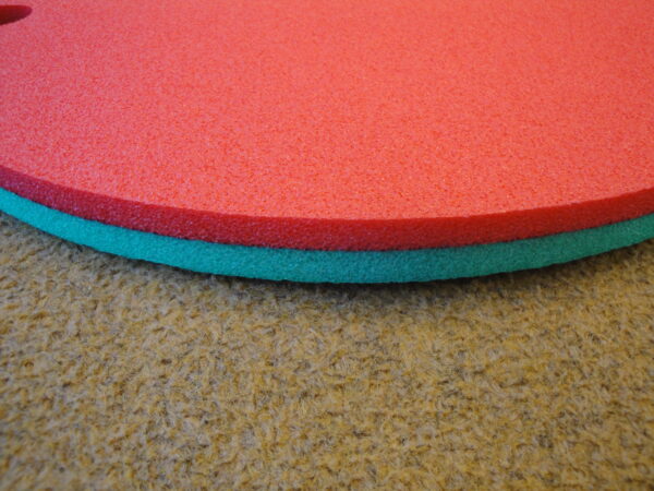 Round sitting pad, thickness 10 mm
