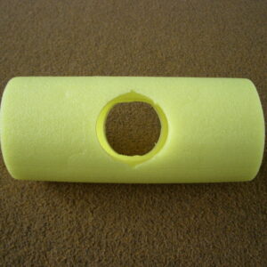 Swim noodle connector with one hole