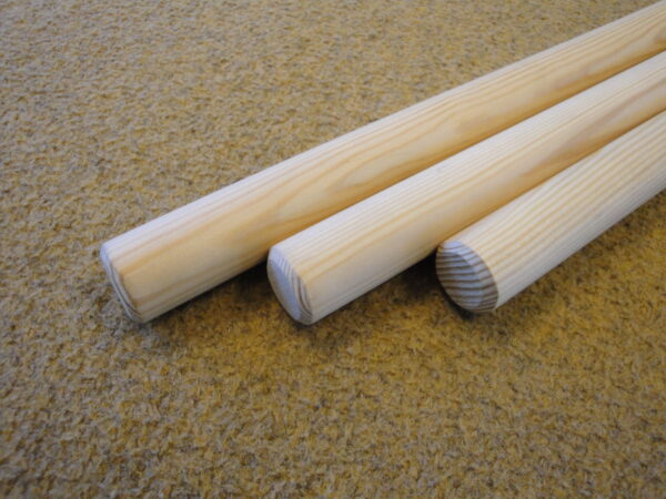 Wooden gymnastic stick 80 cm
