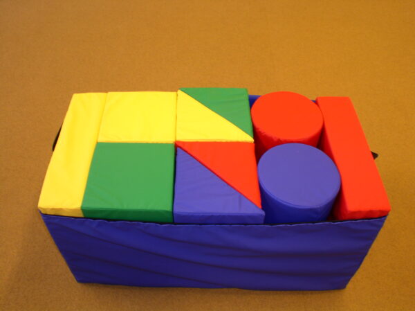 Large soft geometric building blocks, set