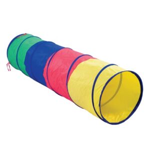 Pop up rounded tunnel of grid 180x48 cm, colorful
