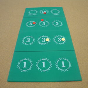 Mat with “Tripla” game
