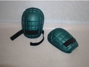 Knee pads (strapped on) Green/Grey