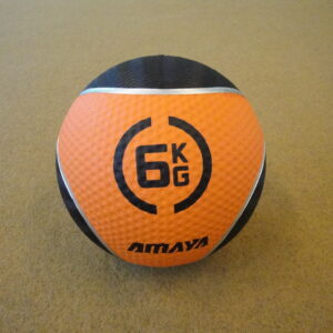 "High Grip" rubber medicine ball Amaya, 6 kg