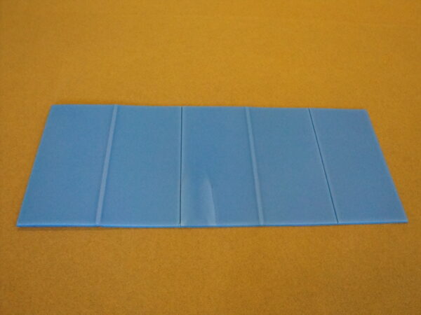 Foldable aerobic mat 180x60x1 cm