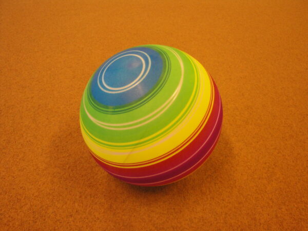 Rainbow Decorated Ball Amaya, d=21 cm